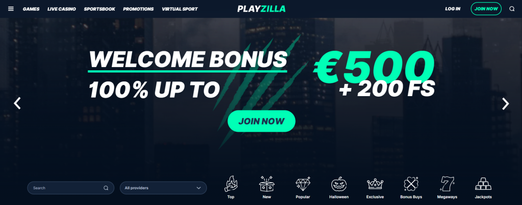 Pay N Play-bettingsajterna - Playzilla