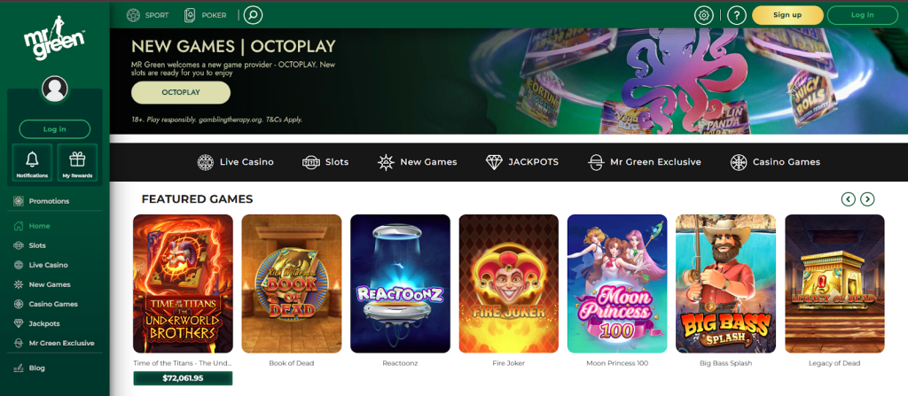 skattefria bettingside - Herr Green