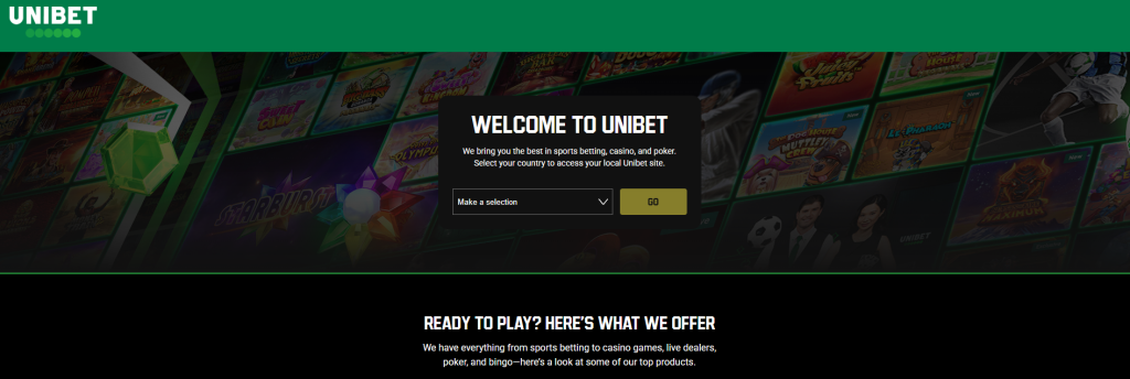 Pay N Play-bettingsajterna - Unibet