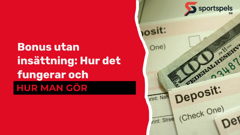 Bonus utan insättning: Hur det fungerar och hur man gör anspråk på det