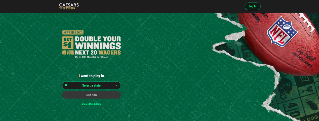 Bästa oddsbonusarna - Caesars Sportsbook