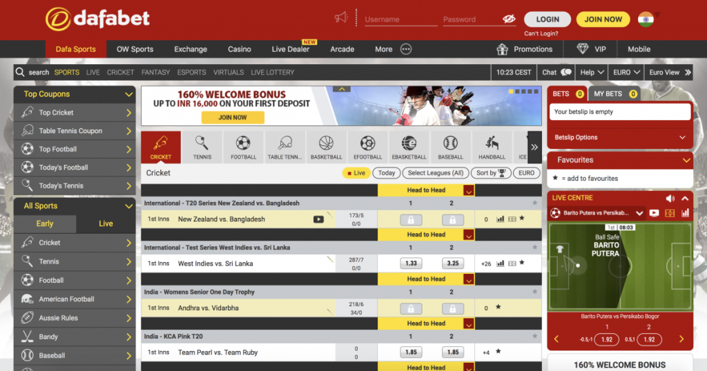 Dafabet Sports-appen